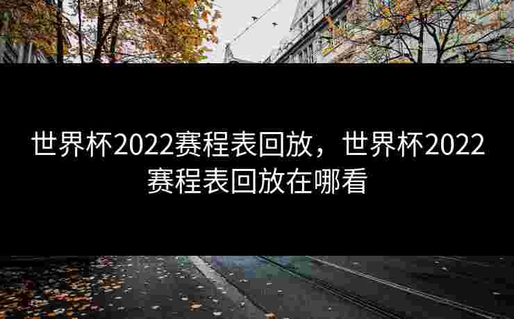 世界杯2022赛程表回放,世界杯2022赛程表回放在哪看 世界杯2022赛程表回放,世界杯2022赛程表回放在哪看