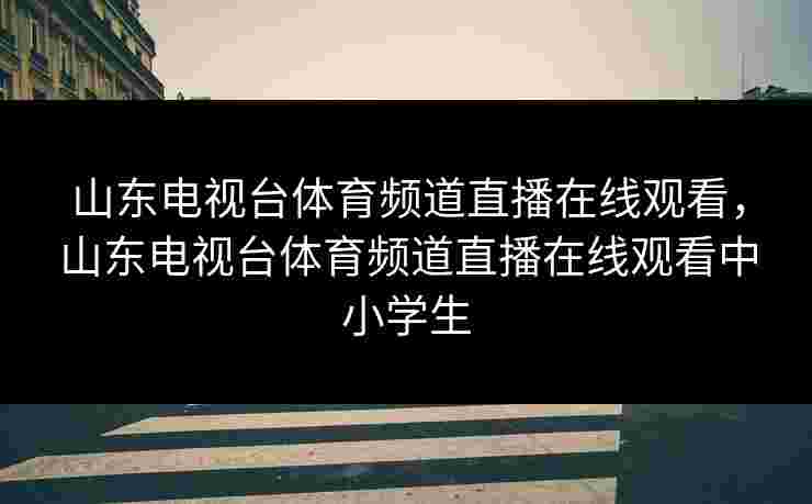 山东电视台体育频道直播在线观看，山东电视台体育频道直播在线观看中小学生